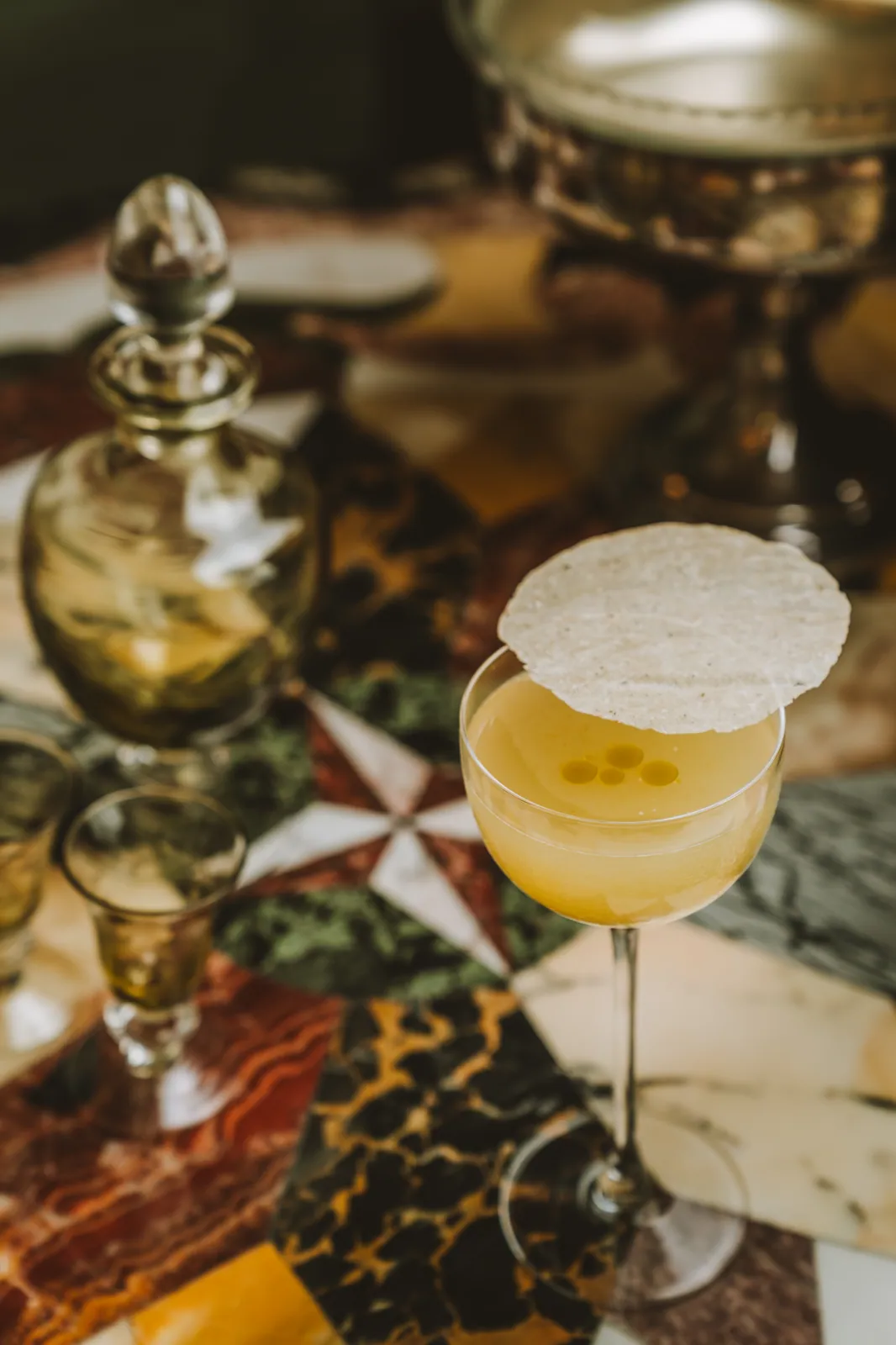 Coupe dorée — cocktail signature